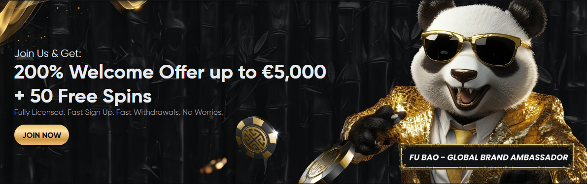 Golden Panda Casino Banner